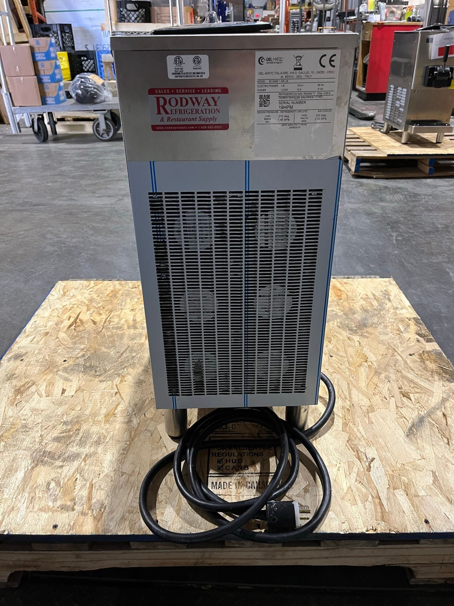 Gelmatic SC EASY 1 GR Soft Serve Machine