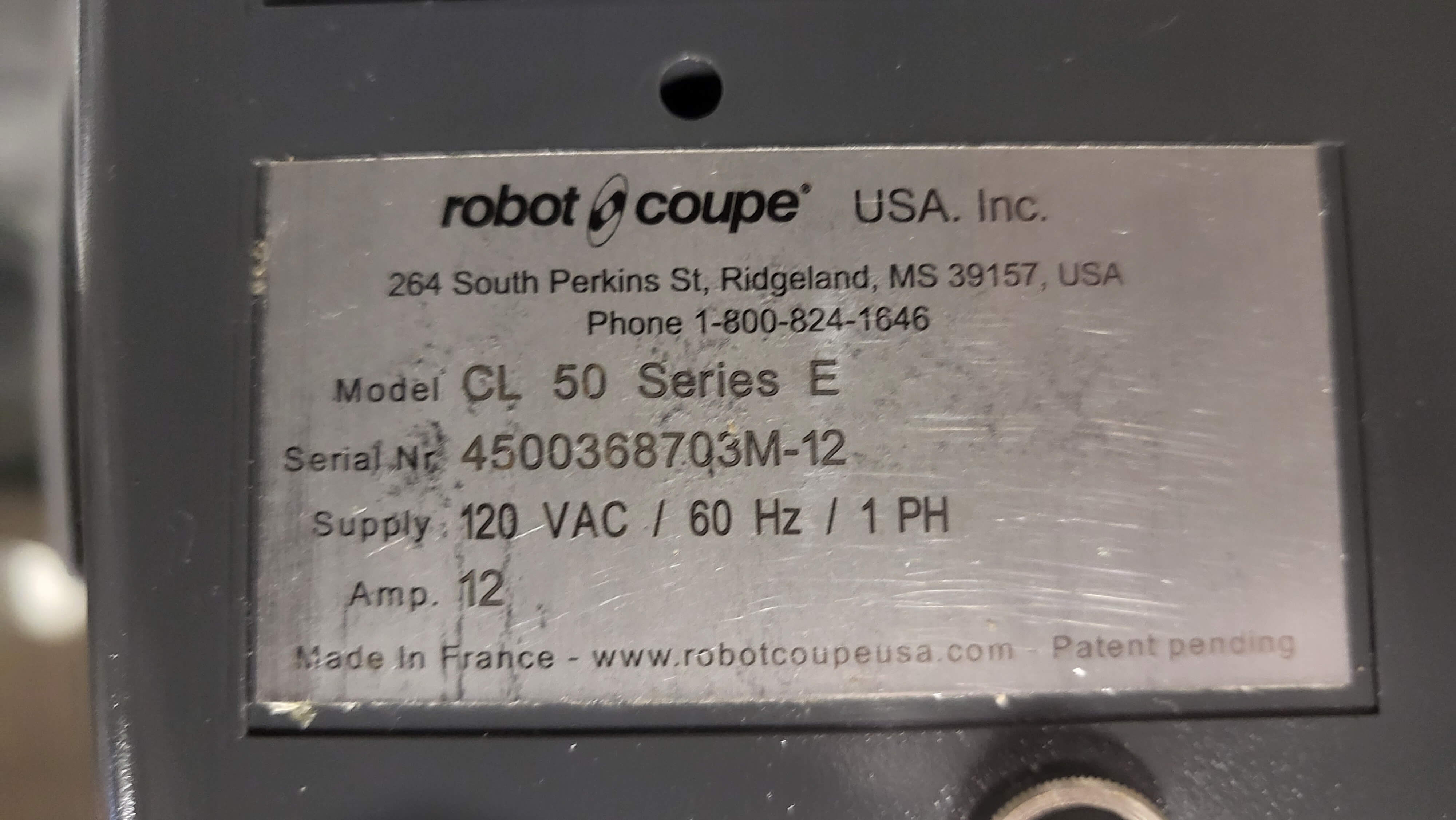 Robot Coupe CL50 Food Processor