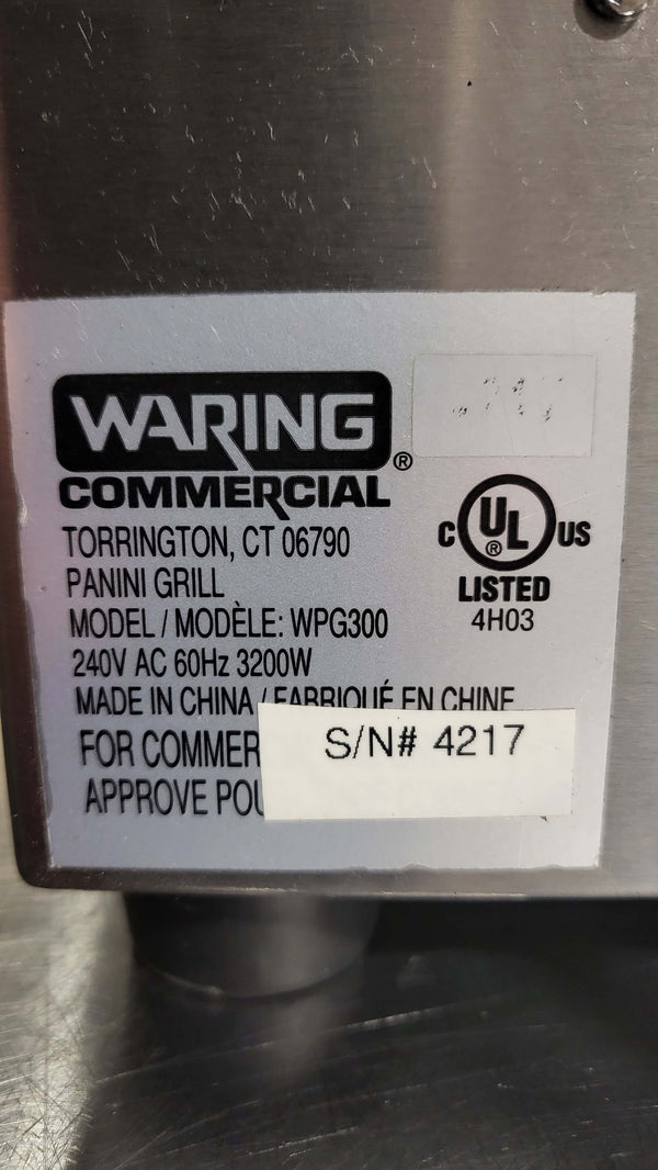Waring WPG300 Panini Grill