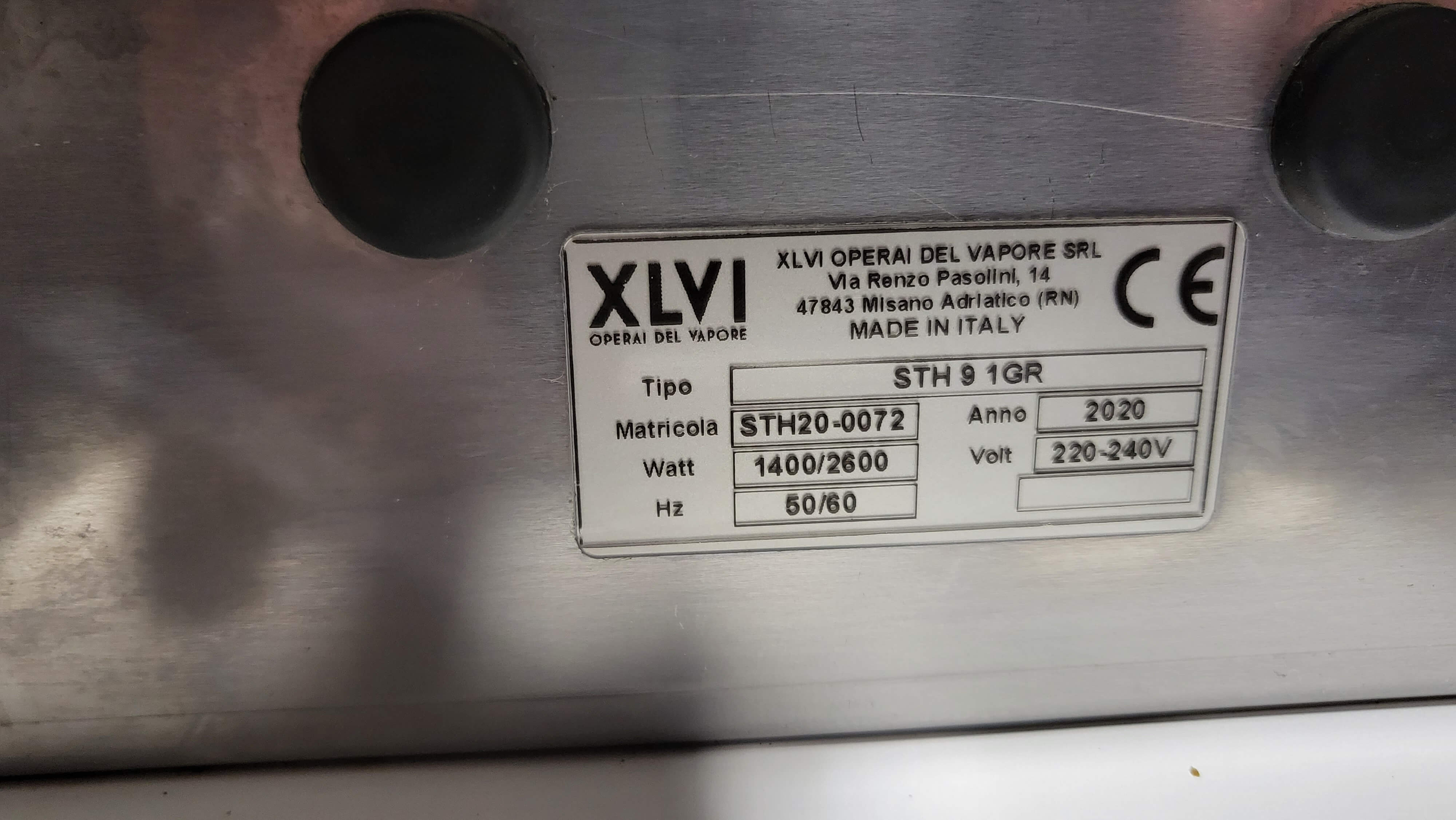 XLVI STH9 White 1 Group Coffee Machine