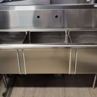 EFI SI818-3NC Three Compartment Sink
