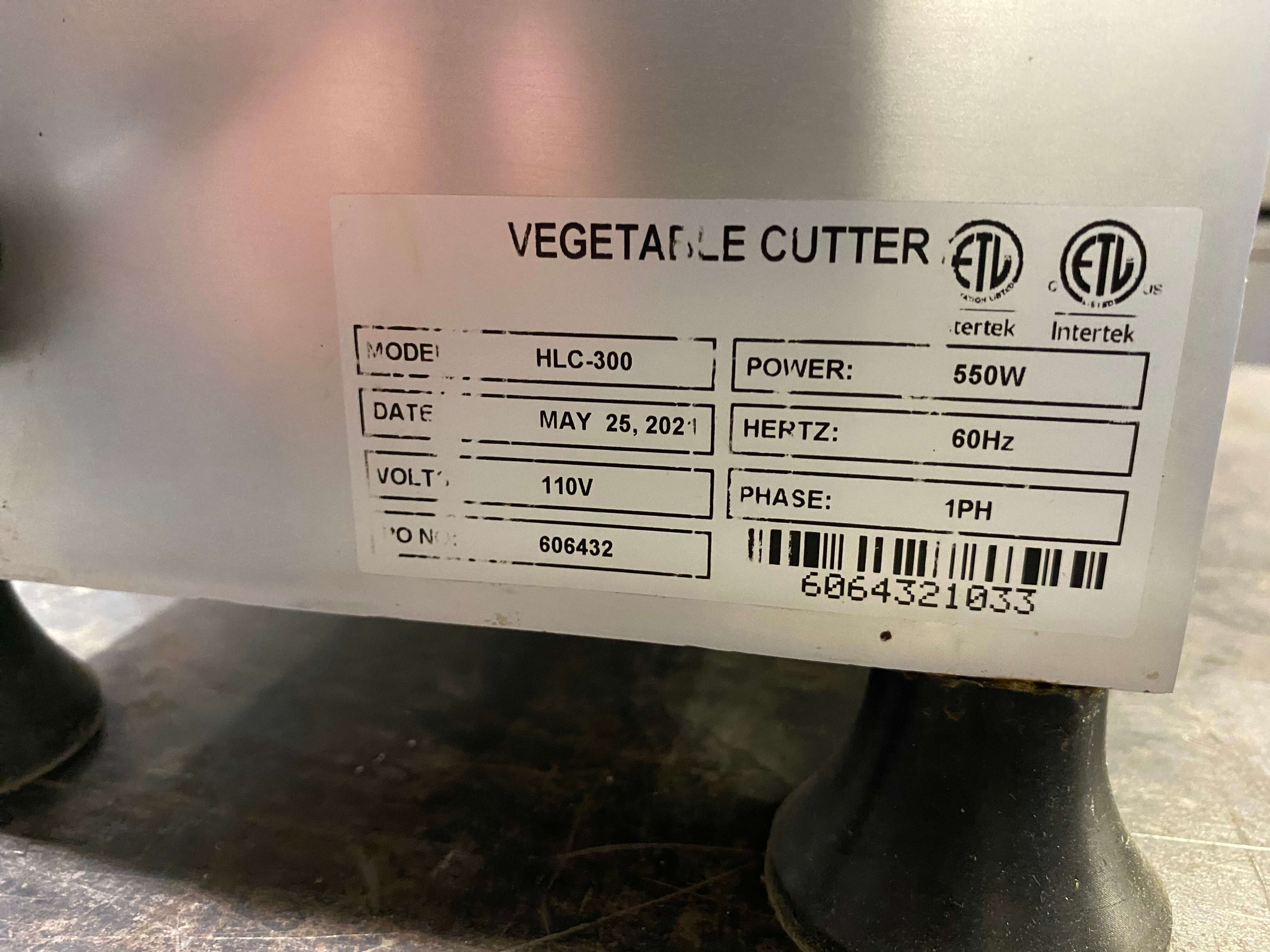 Eurodib HLC-300 Vegetable Cutter