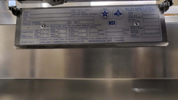 Garland GTBG36-AR36 Char Broiler