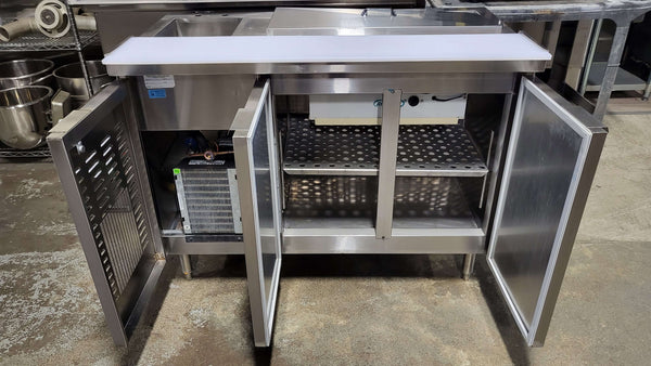 Dinetz SAL48 Salad Fridge with Hand Sink