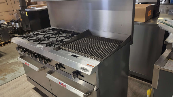 Ikon IR-6B-24RB-60 Range with Oven