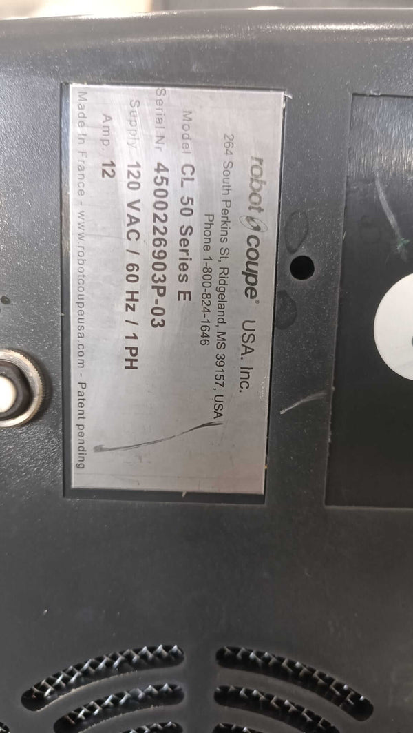 Robot Coupe CL 50E Food Processor