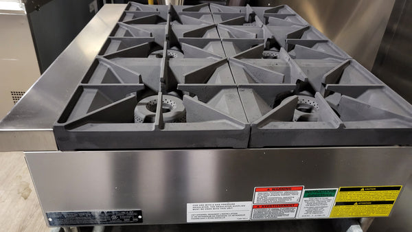 Vulcan VCRH36 6 Burner Hot Plate