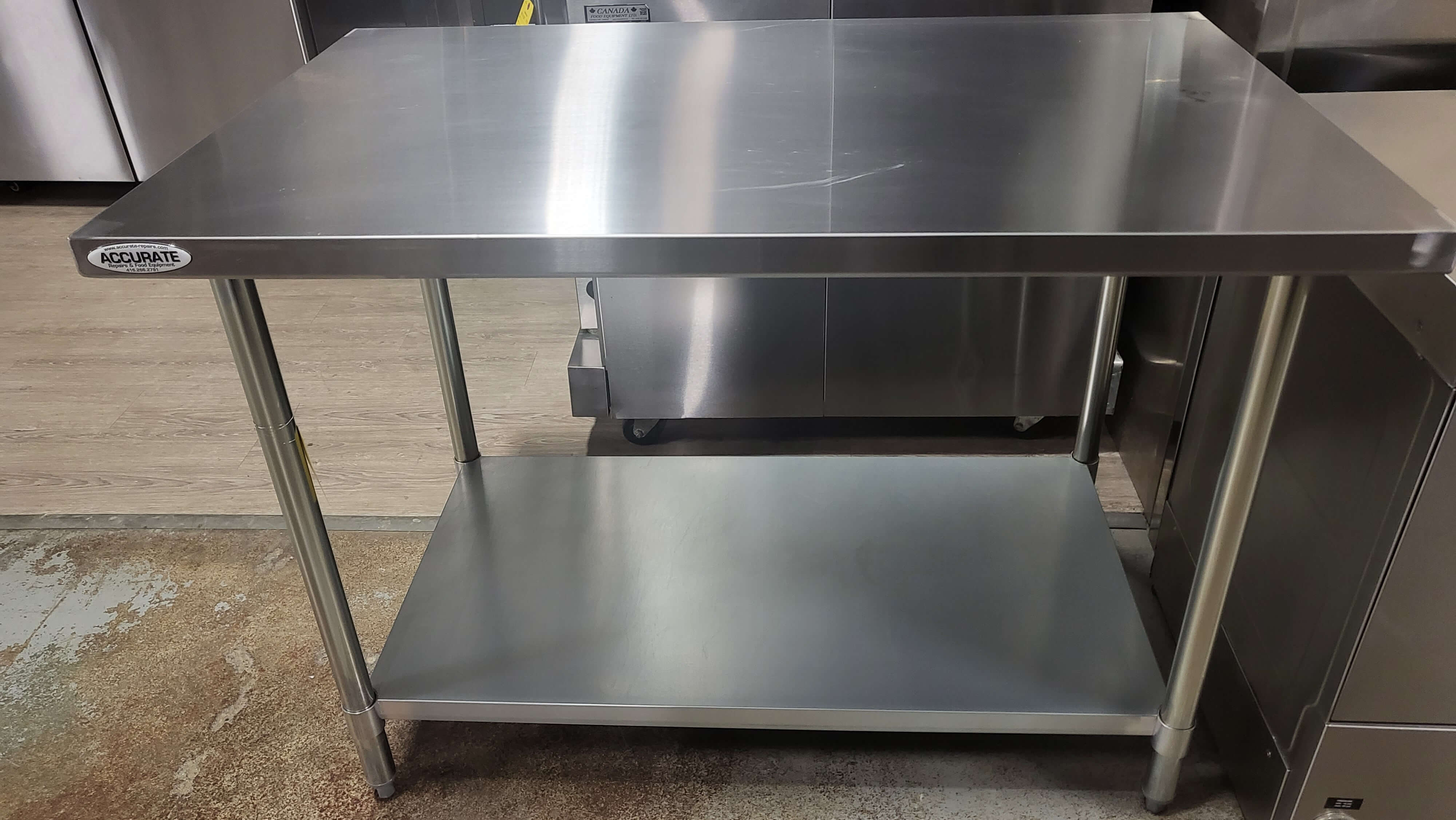 Omcan -30 x 48 Stainless Steel Work Table with Undershelf