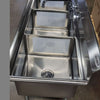 Omcan 43764 Three Compartment Sink
