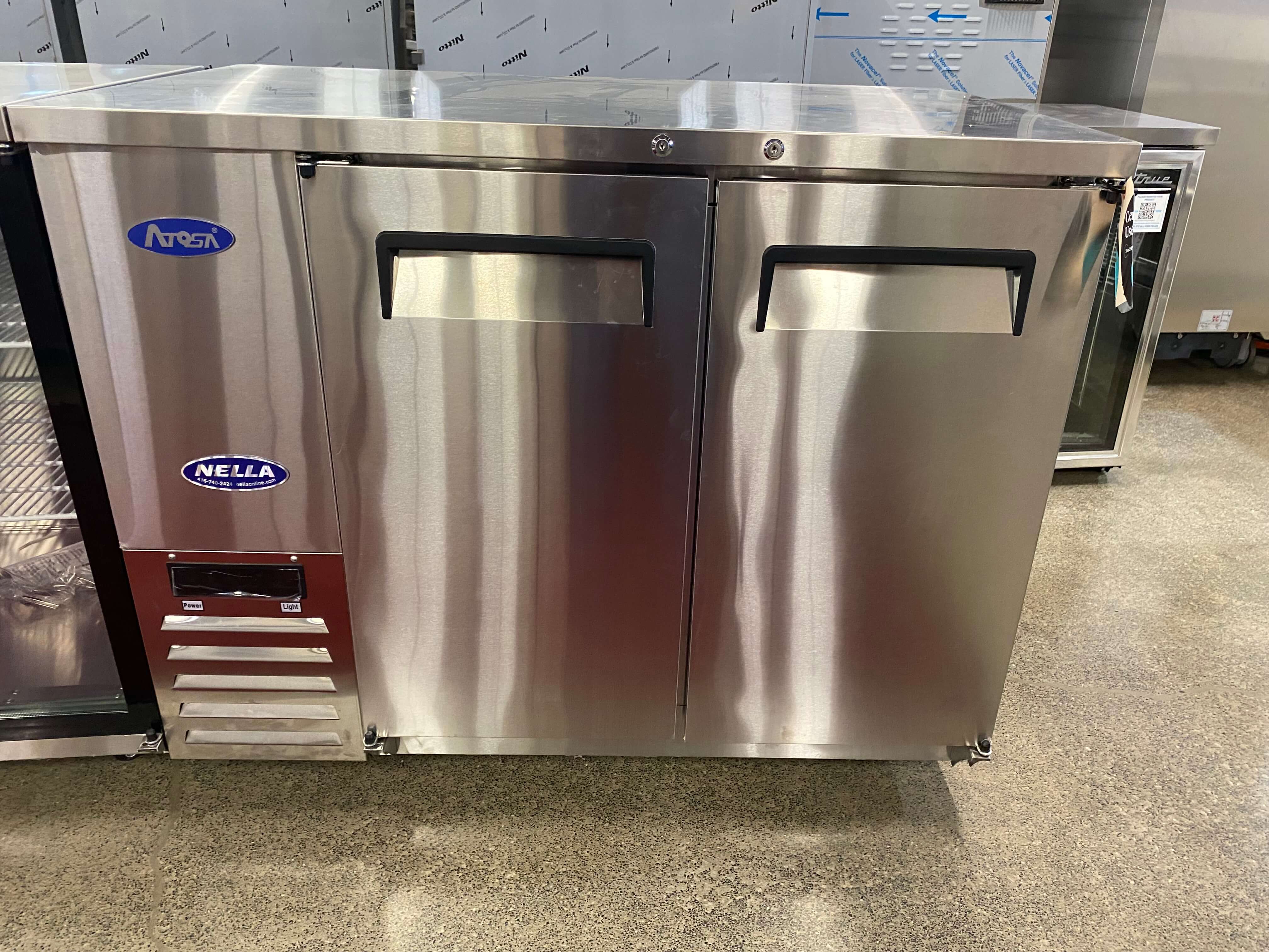 Atosa MBB48GR Back Bar Solid Door Cooler