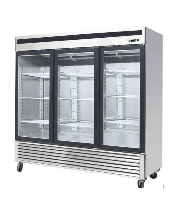 Cardinal CSSR3G Glass Door Refrigerator - NEVER USED