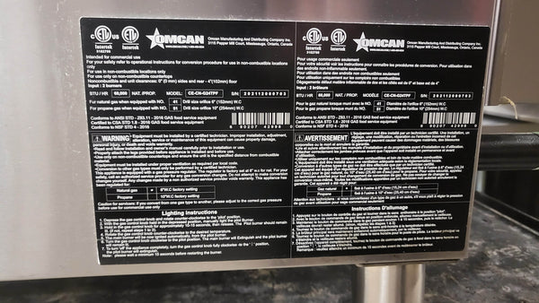 Omcan CE-CN-G24TPF Griddle