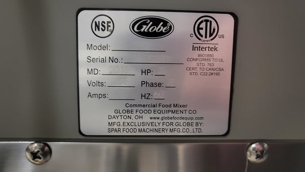 Globe SP60 Planetary Mixer