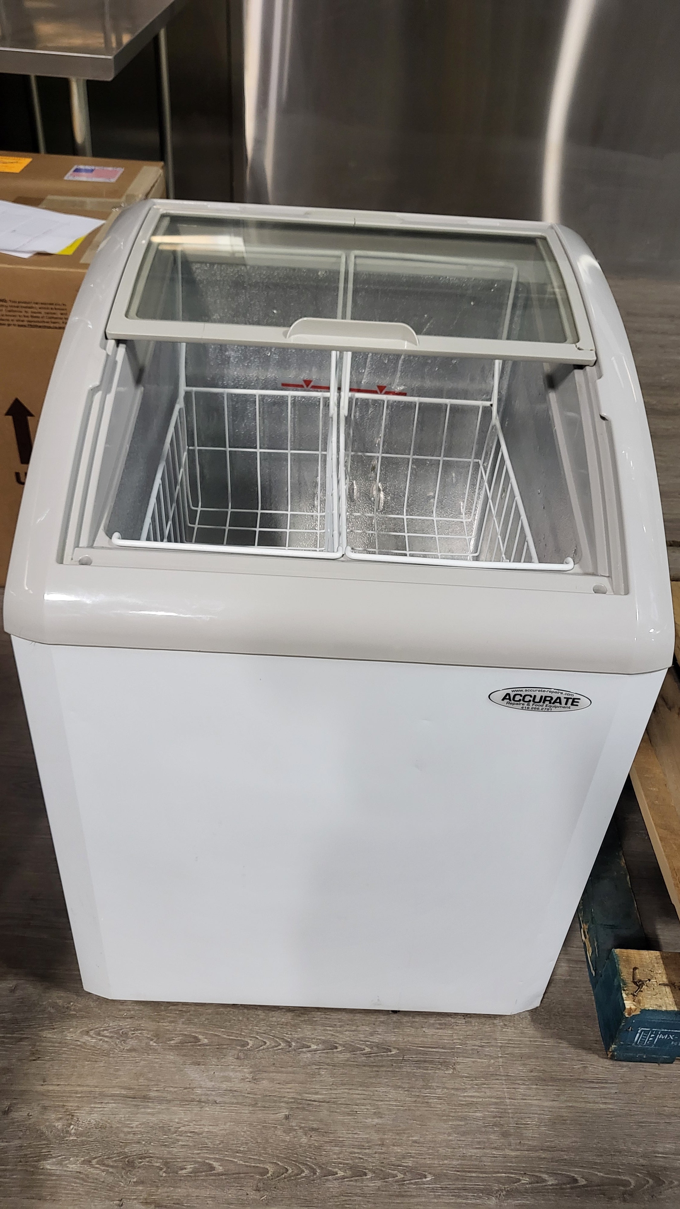 New Air NIF-24-CG  Display Freezer