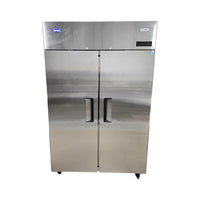 Atosa MBF8005GR Upright Refrigerator - 2 Solid Door - 52 Inch