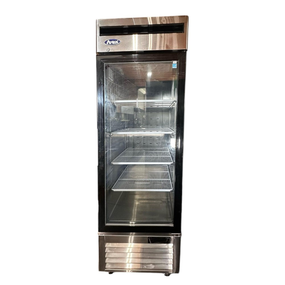 Atosa MCF8705GR Upright Refrigerator - 1 Glass Door