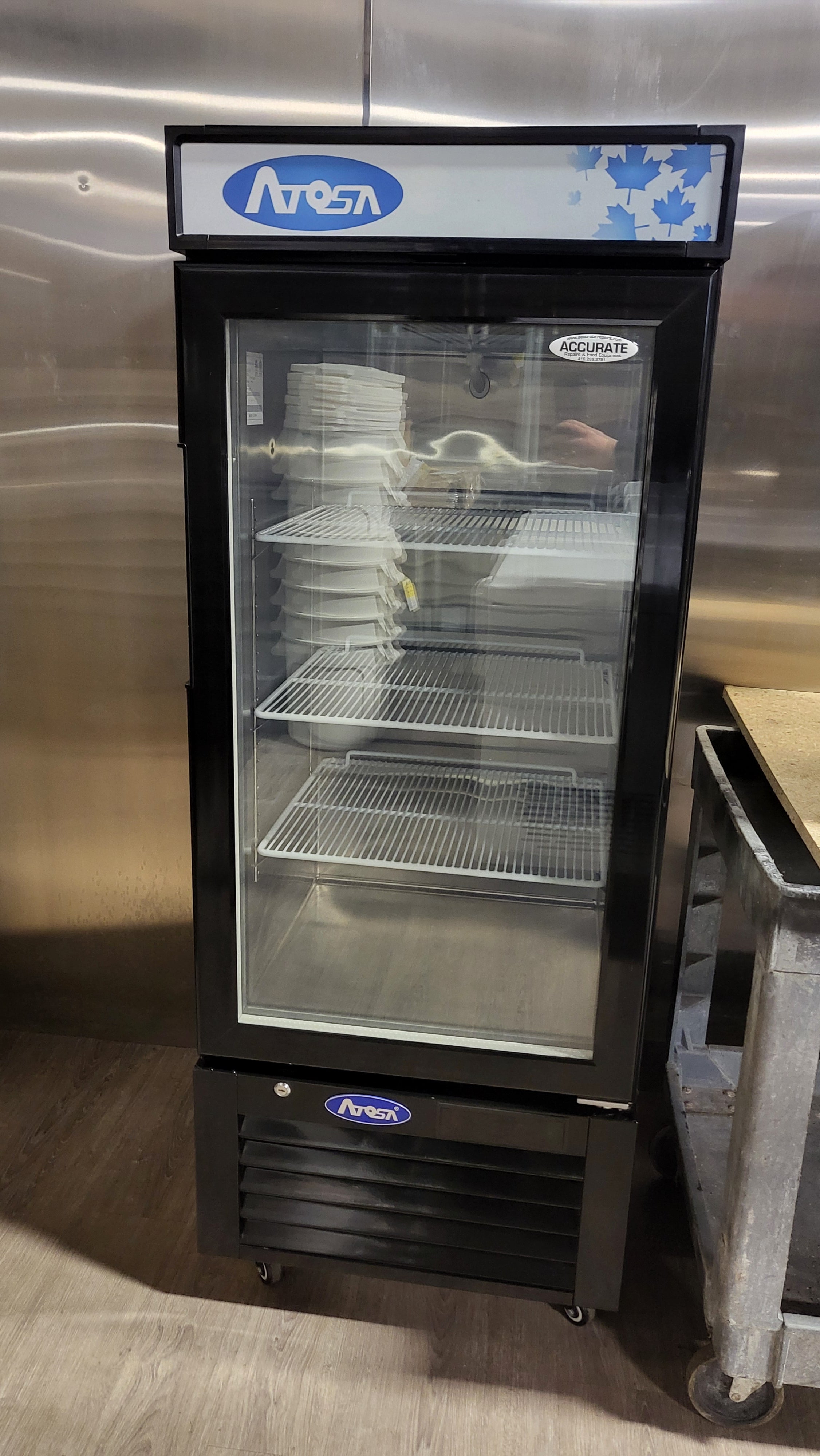 Atosa MCF8726GR Glass Door Refrigerator