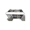 Emerald Dinetz SAL48SC Refrigerated Salad Prep Table with Hand Sink - 2 Solid Door - 48 Inch