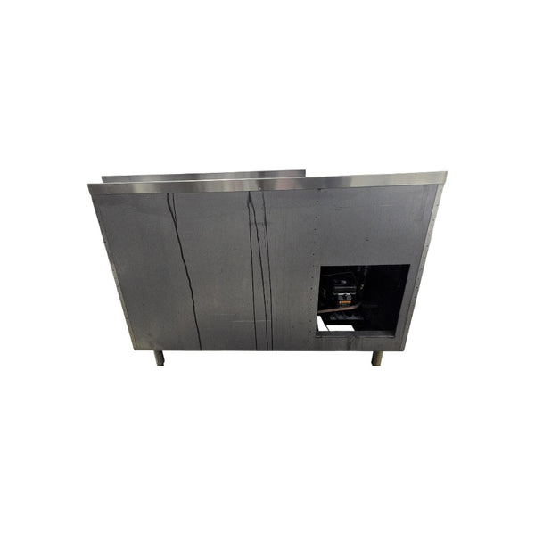 Emerald Dinetz SAL48SC Refrigerated Salad Prep Table with Hand Sink - 2 Solid Door - 48 Inch