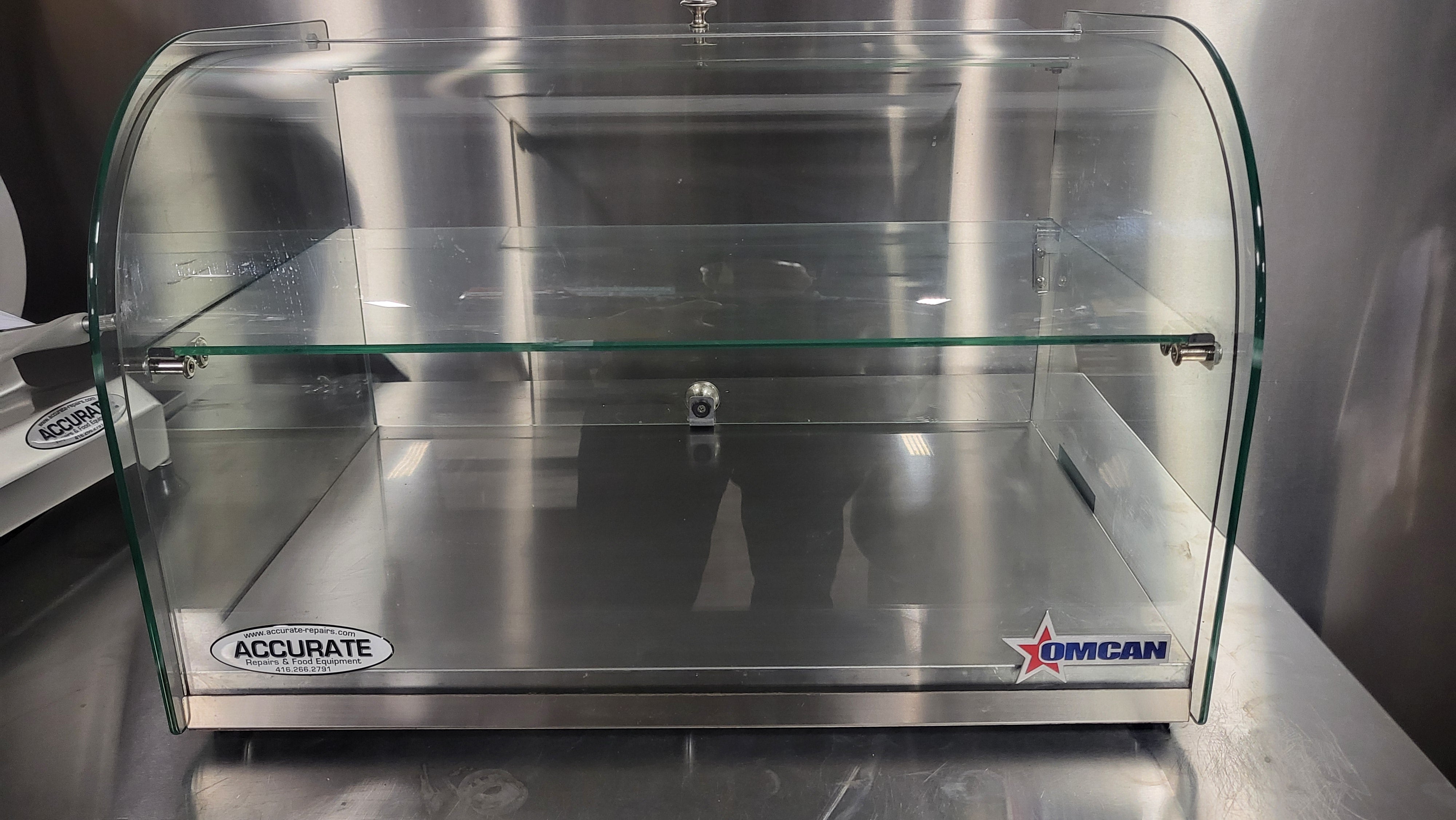 Omcan  44372 Dry Display Case Countertop Curved