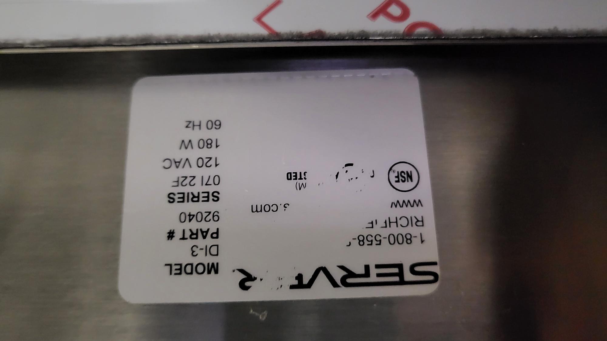 Server DI-3 Dipping Warmers