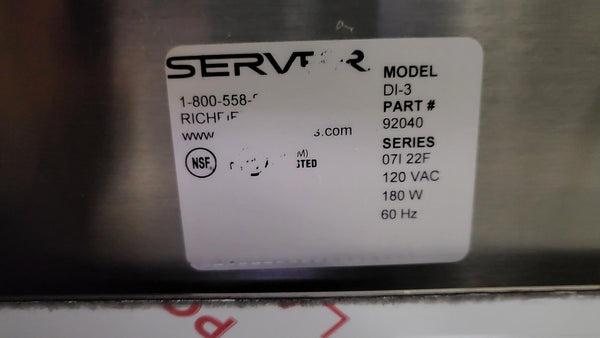 Server DI-3 Dipping Warmers