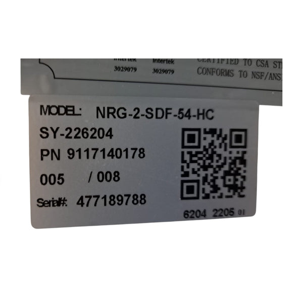 Danair NRG-2-SDF-54-HC Freezer - 2 Solid Doors - 54''