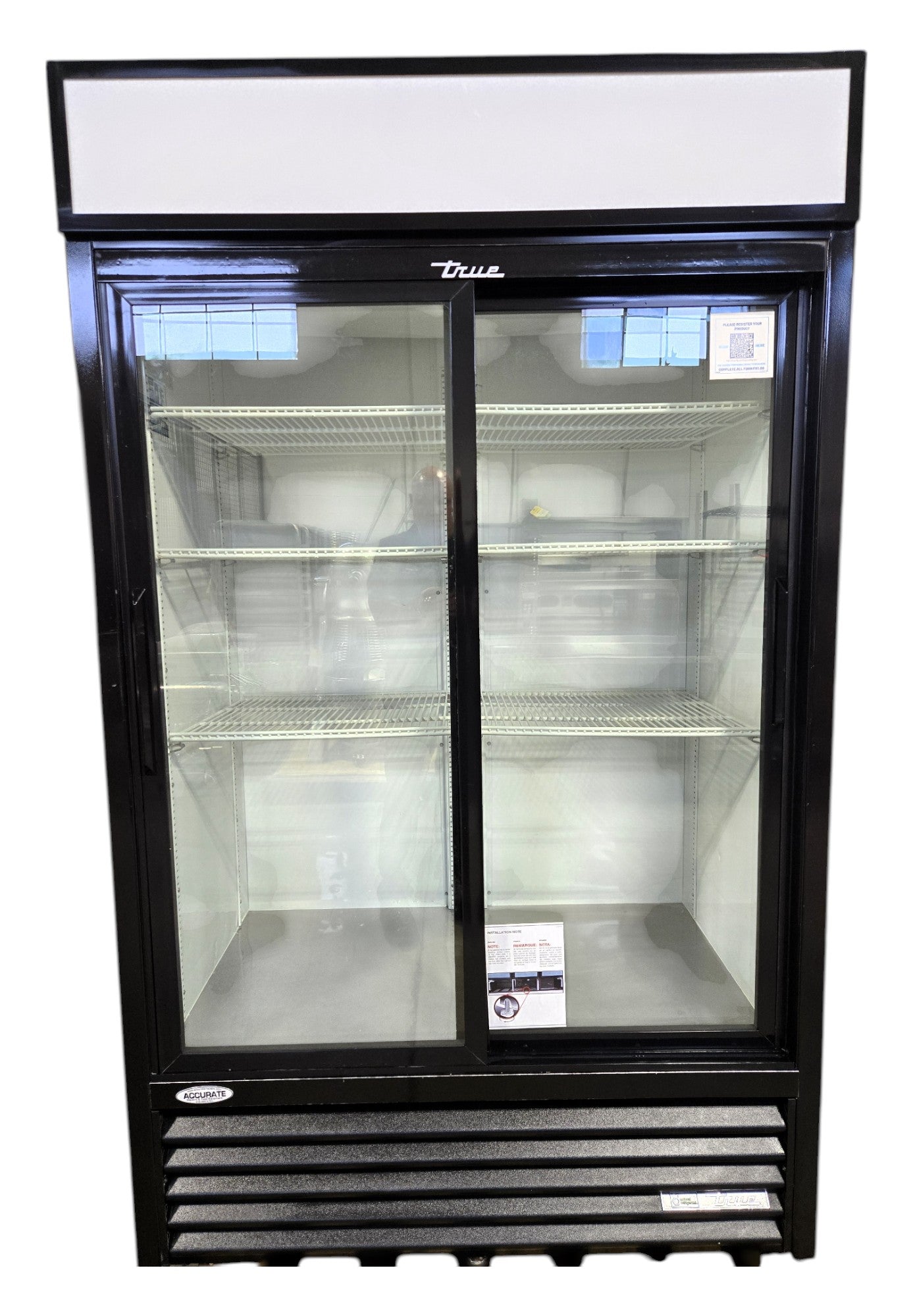 TRUE GDM-41-HC-LD 2 Sliding Glass Door Merchandiser Refrigerator