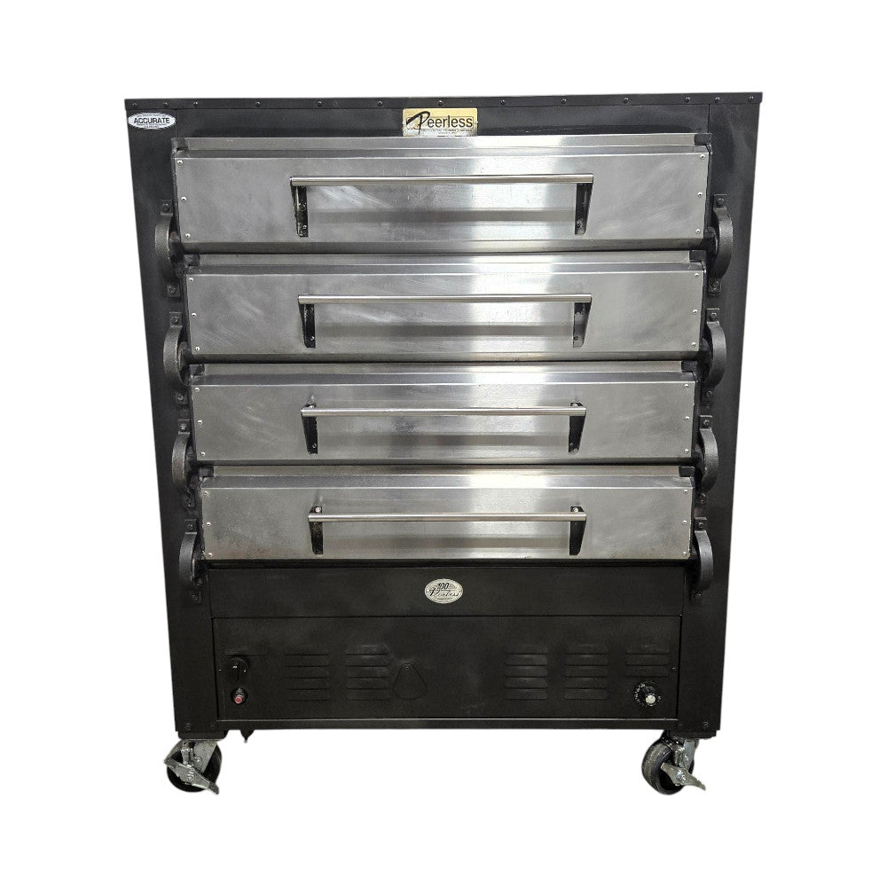 Peerless 2348P Pizza Oven with Casters - Natural Gas