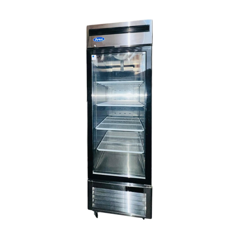 Atosa MCF8705GR Upgright Glass Door Refrigerator- 1 Door