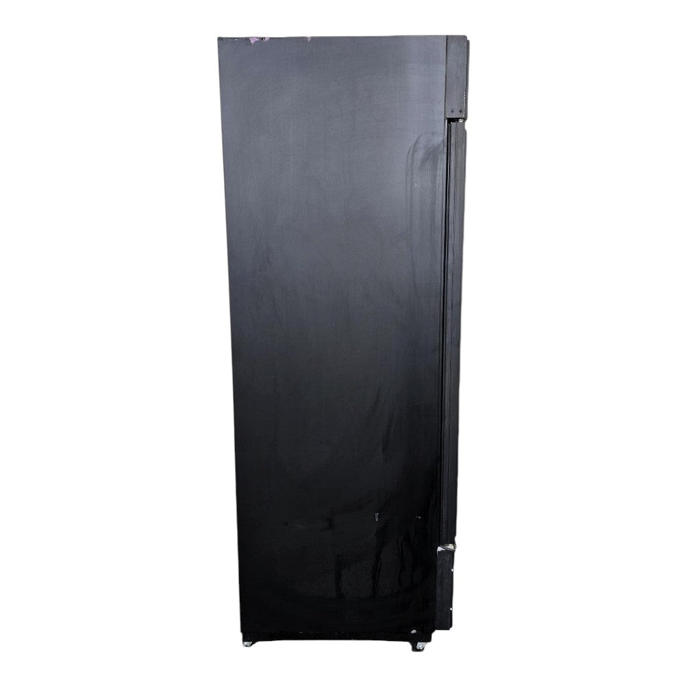 TRUE GDM-72F Upright Freezer - 3 Glass Door - Cosmetic Scratch Left Side