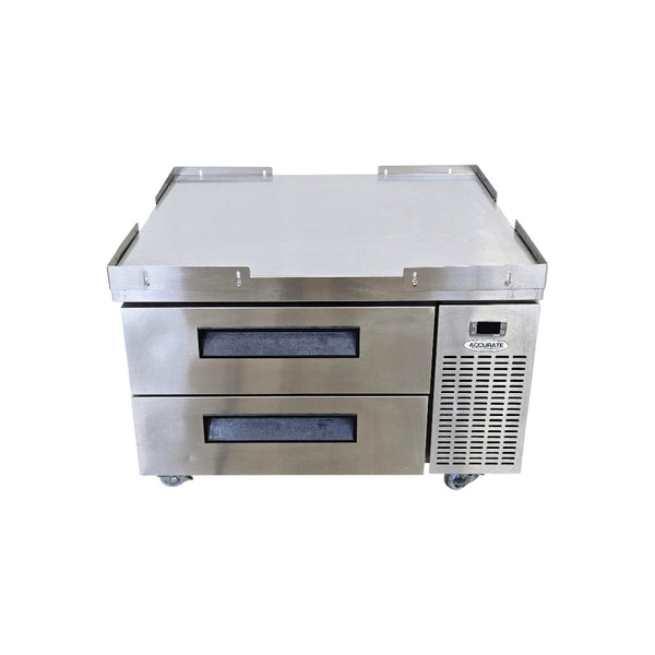 New Air NCB-036-SS Refrigerated Chef Base - 2 Drawer - 36 Inch