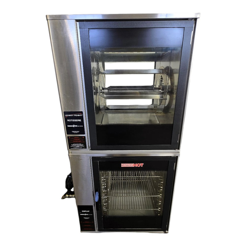 Henny Penny SCR-6 Chicken Rotisserie with Warming Display FORO2080