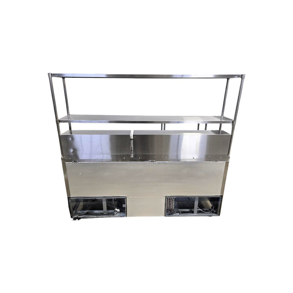 Atosa MSF8308GR  Mega Top Refrigerator with Double Overshelf