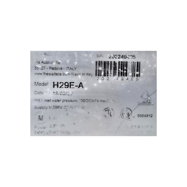 Thesis H29E-A Undercounter Dishwasher