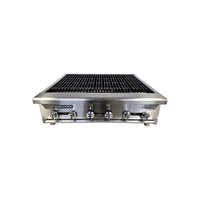 Radiance TARB-36 Countertop Radiant Charbroiler - NG - 6 Burner - 36 Inch