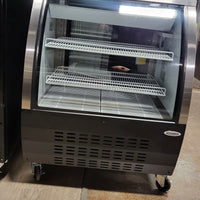 Omcan DC92-HC-BK Glass Refrigerated Display Case