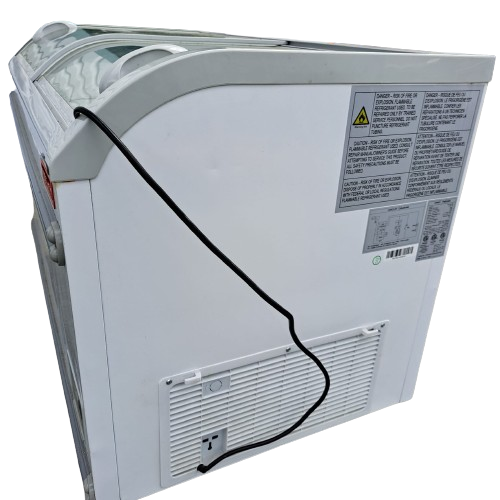 New Air NIF-56-CG 56? Curved Glass Island Freezer