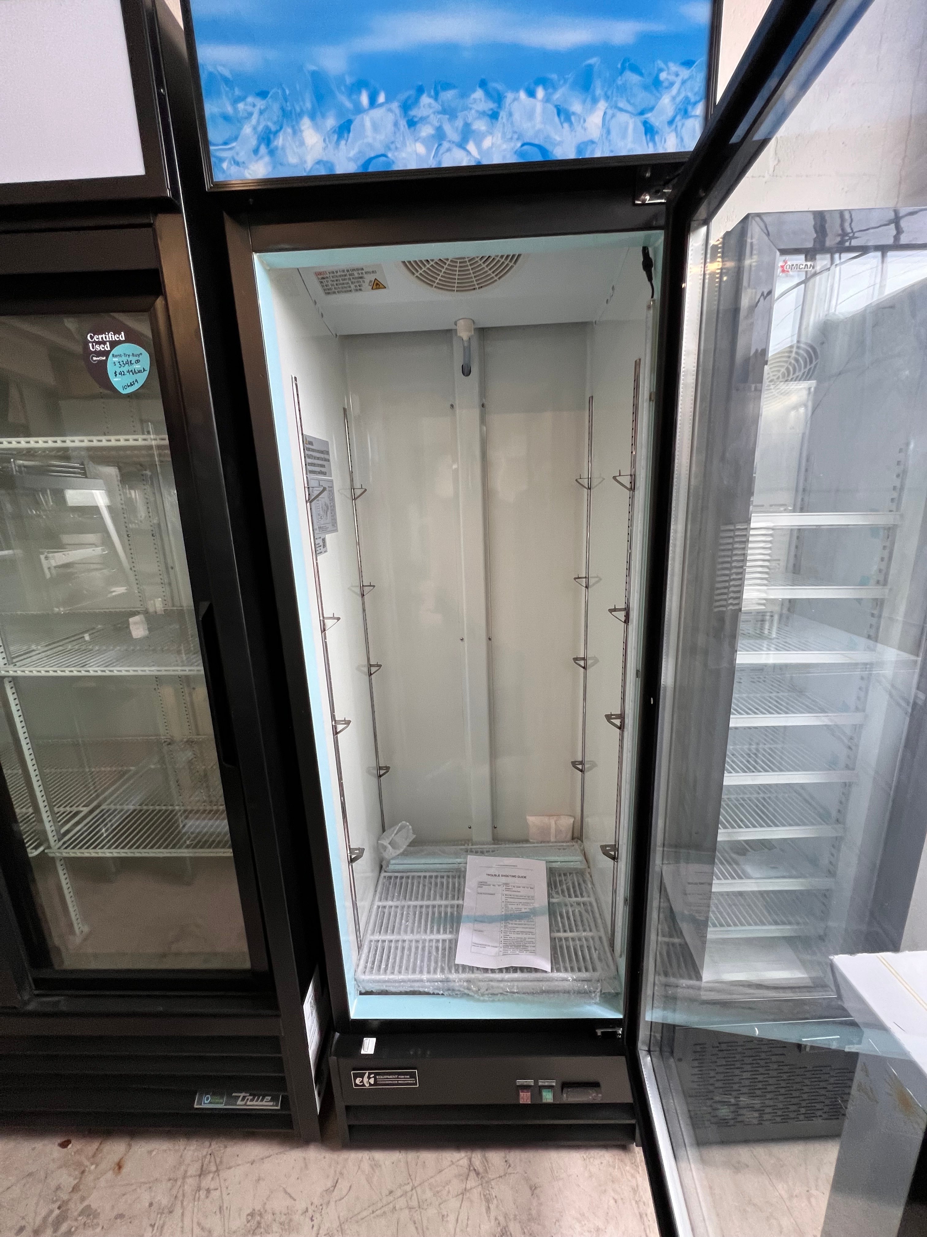 EFI C1-25GD Glass Door Refrigerated Merchandiser