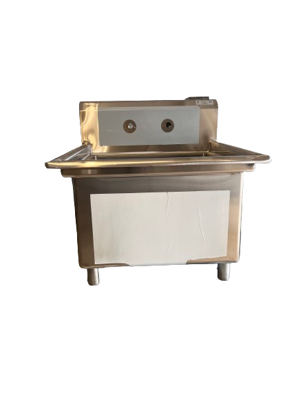 EFI SI824-1N 24? x 24? x 14? Corner Drain One Compartment Sink With No Drain Board