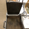 Omcan 19937 Double Panini Grill With Top And Bottom Grooved Grill Surface