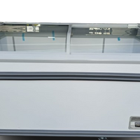 New Air NIF-56-CG Curved Glass Display Chest Freezer - 56 Inch