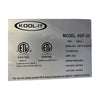 Kool-It KGF-23 Upright Freezer - 1 Glass Door - Cosmetic Damage