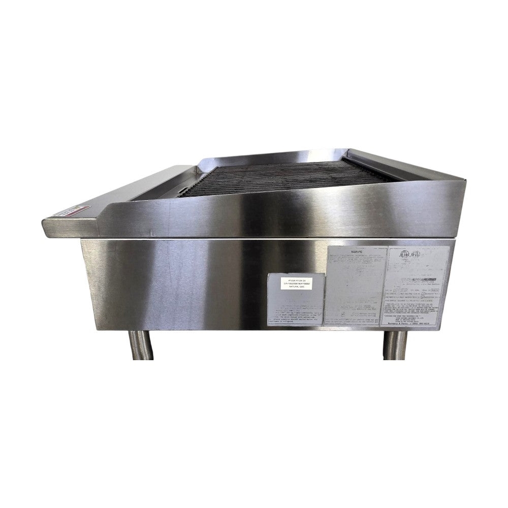 Atosa ATCB-24 Countertop Charbroiler - Natural Gas