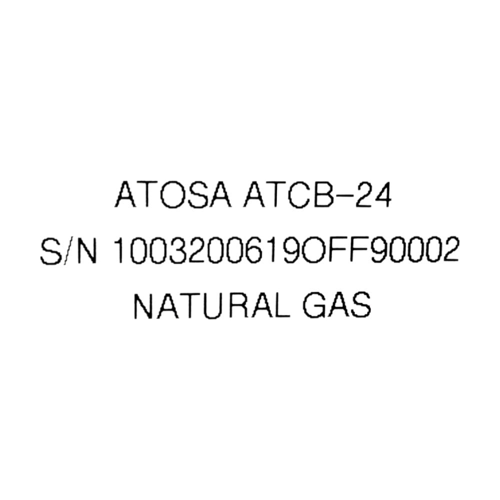 Atosa ATCB-24 Countertop Charbroiler - Natural Gas
