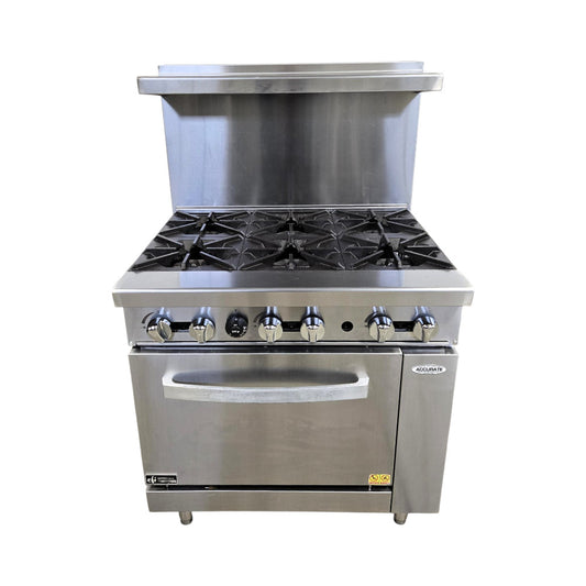 EFI RCTRS-6BN Natural Gas Range - 36 Inch