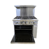 EFI RCTRS-6BN Natural Gas Range - 36 Inch
