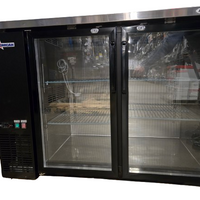 OMCAN UBB-24-48G-HC Back Bar Cooler, 2 Door - No Castor Wheels