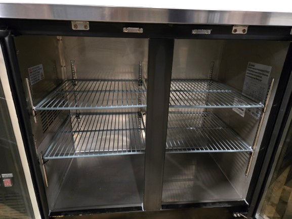 OMCAN UBB-24-48G-HC Back Bar Cooler, 2 Door - No Castor Wheels