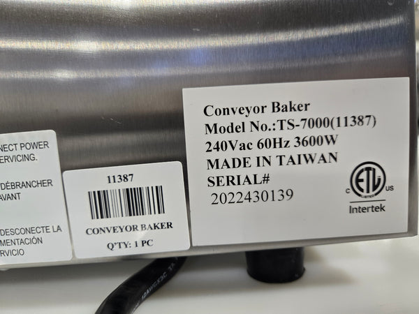 Omcan TS7000 Conveyor Oven